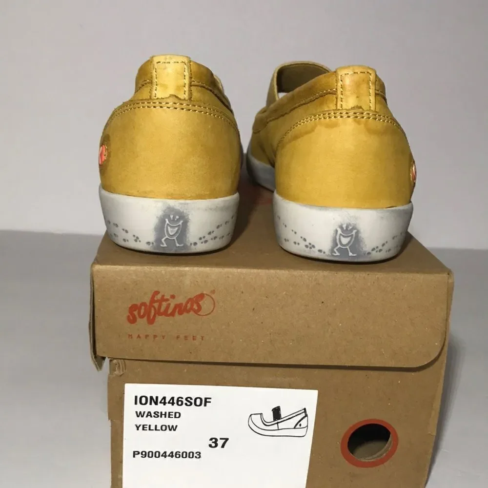 Softinos by FLY London Ion Washed Leather Shoes